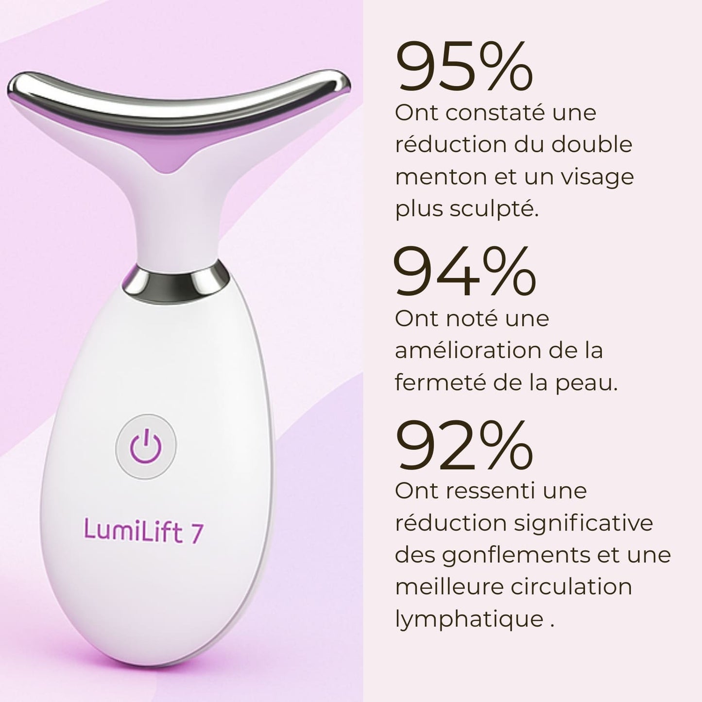 LumiLiFt 7 - Appareil de raffermissement du visage