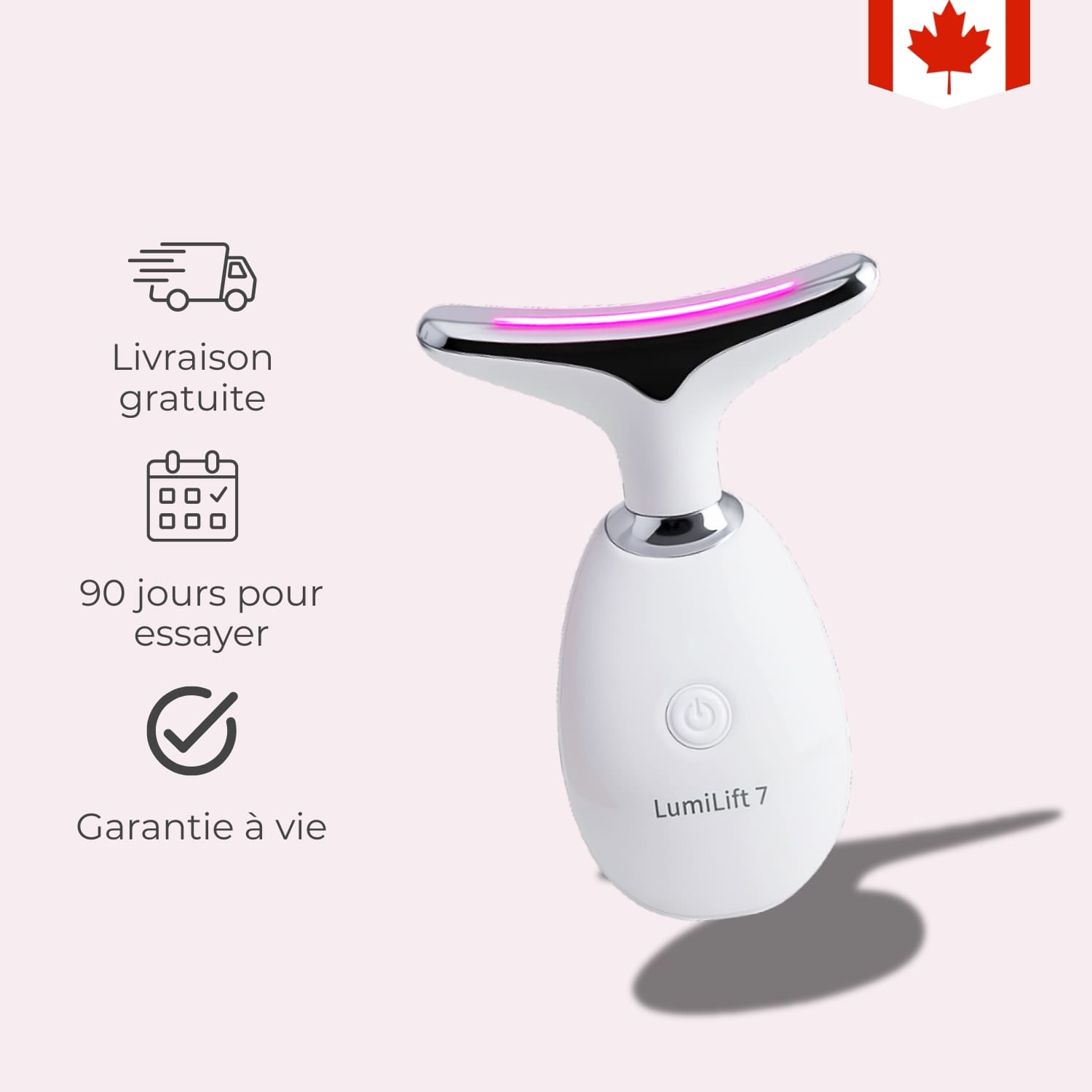 LumiLiFt 7 - Appareil de raffermissement du visage